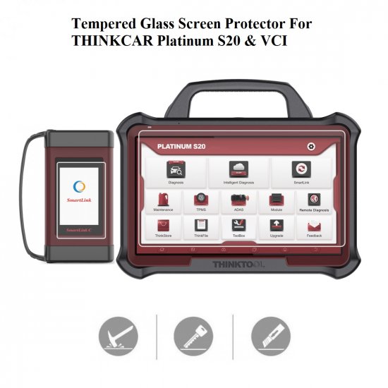 Tempered Glass Screen Protectors for THINKCAR PLATINUM S20 - Click Image to Close